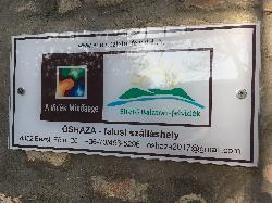 Az ŐSHAZA Vendégház Vidék Minősége - Éltető Balaton-felvidék védjegyes szállás